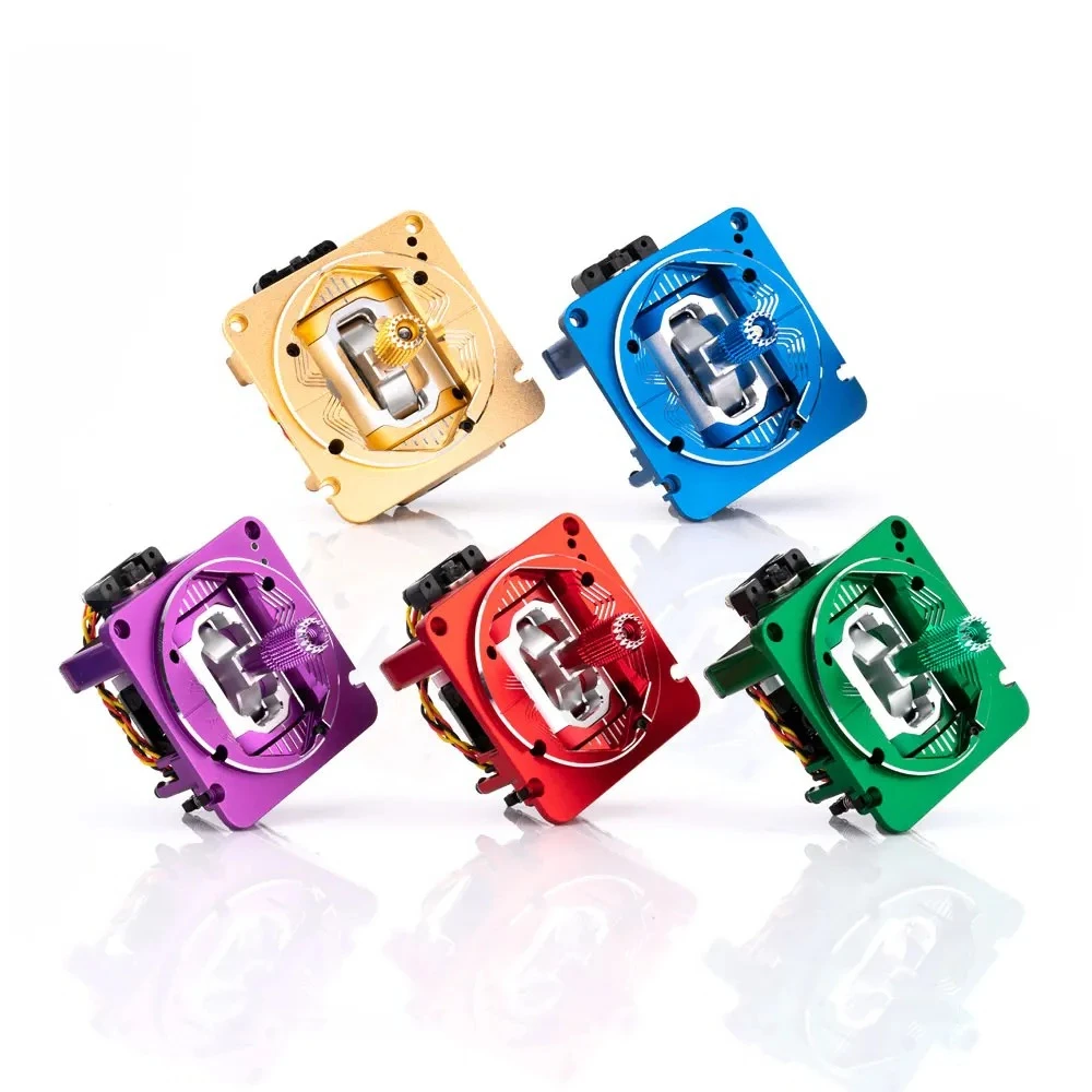 AG01 Full CNC Hall Throttle Gimbal Set – New Colors, for TX16S MKII & Boxer Transmitters