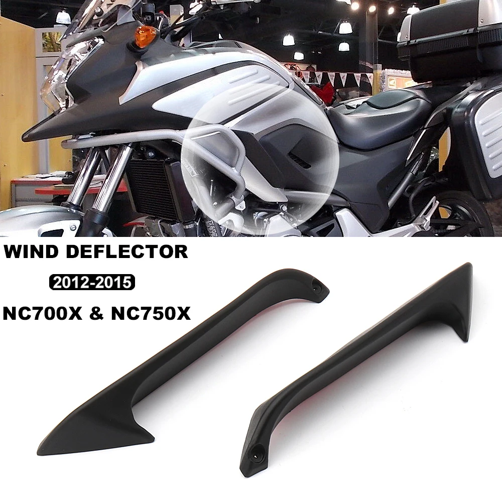 

For Honda NC700X NC 700 X NC750X NC 750 X 2012 2013 2014 2015 New Motorcycle Accessories Front Air Deflector Spoiler Kit Black