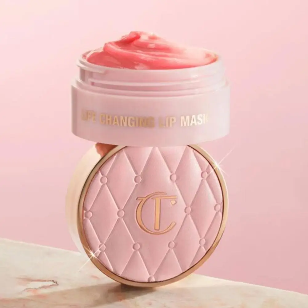 Charlotte/Tilbury Lip Mask Overnight Hydrating Plumping Lip Treatment Intense Moisture Repair Formula Lip Care Mask for Dry Lips