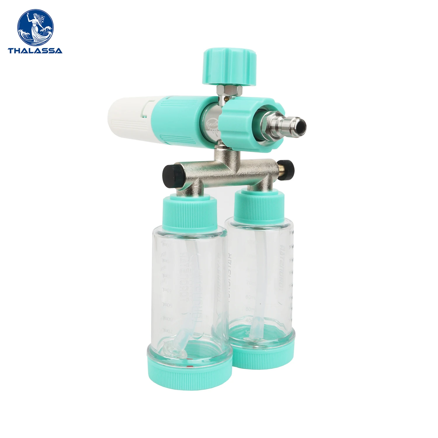 Dual Chamber PA Bottle High Pressure Car Washer Foam Generator Car Wash Foam Sprayer Water Gun Spray Gun Wonder Car Wash Tool