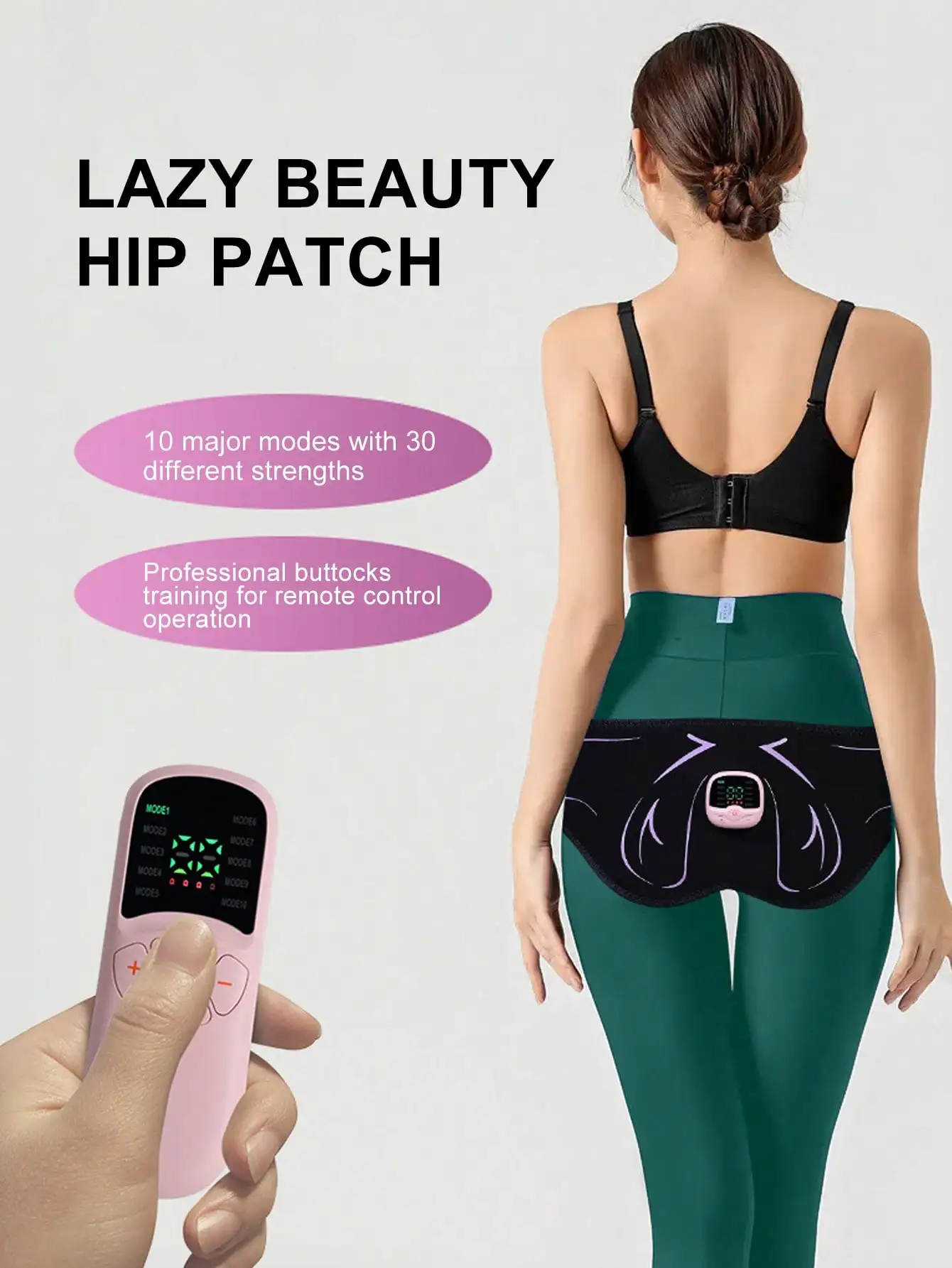 

Электрический EMS тренажер для бедер, стимулятор мышц ягодиц с дистанционным управлением, тонер для подтяжки ягодиц, оборудование для тела