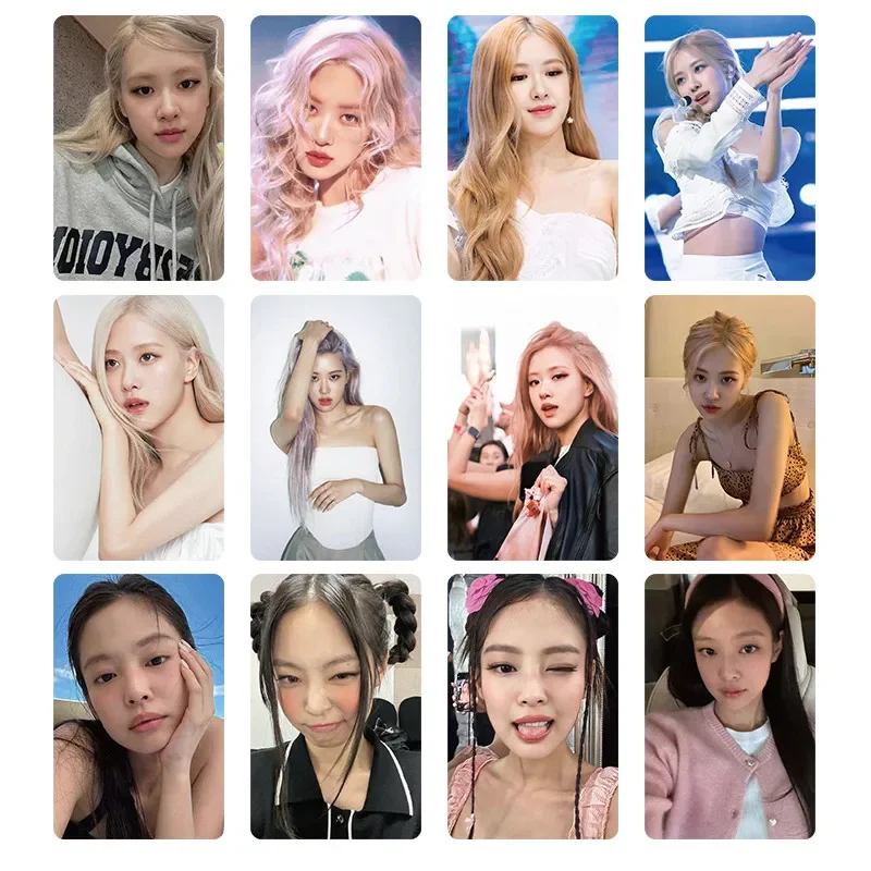55Pcs Kpop Girls Group New Album Lomo Card Photocards High Quality Double Sided Printd Postcards Fans Collection