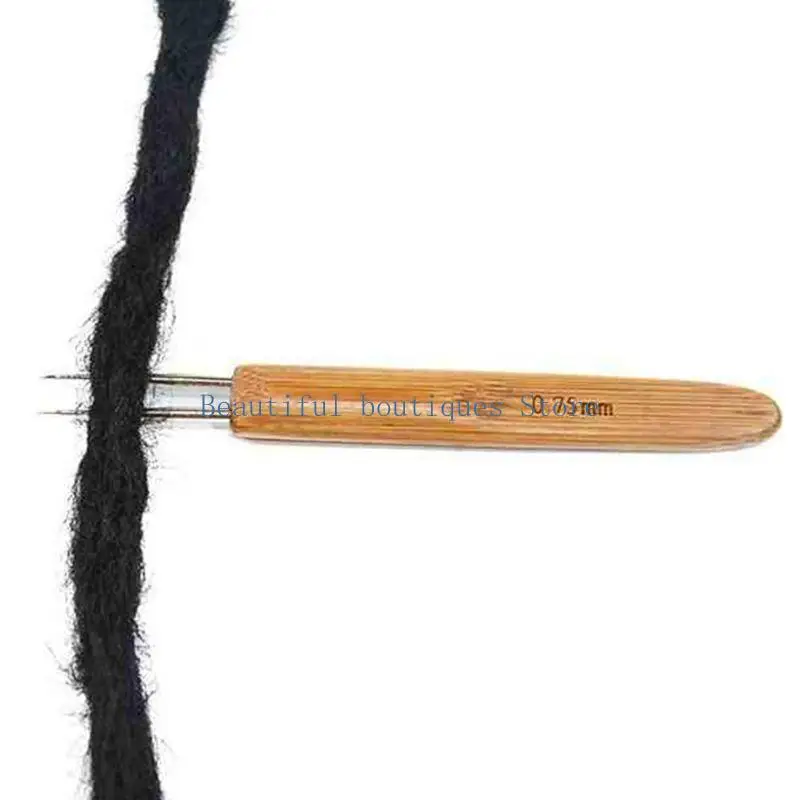 

U4LF Dreadlock иглы 0,5 мм 0,75 мм натуральный бамбуковый ткац