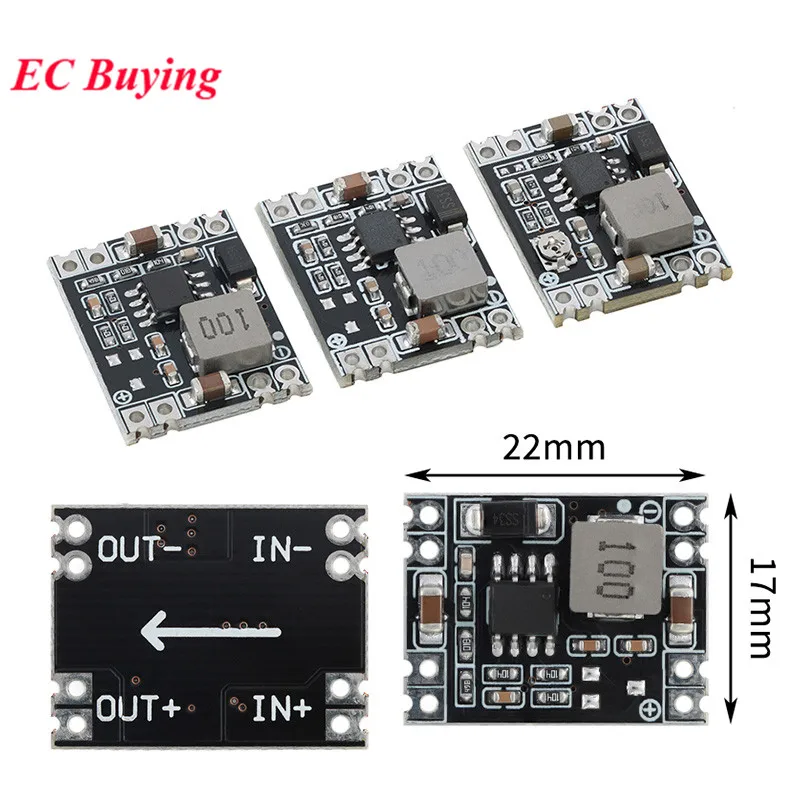 10Pcs/lot DC-DC 3A Step Down Buck Power Supply Module Voltage Regulator Module 24V To 3.3V/5V/9V/12V/Adjustable Voltage Output