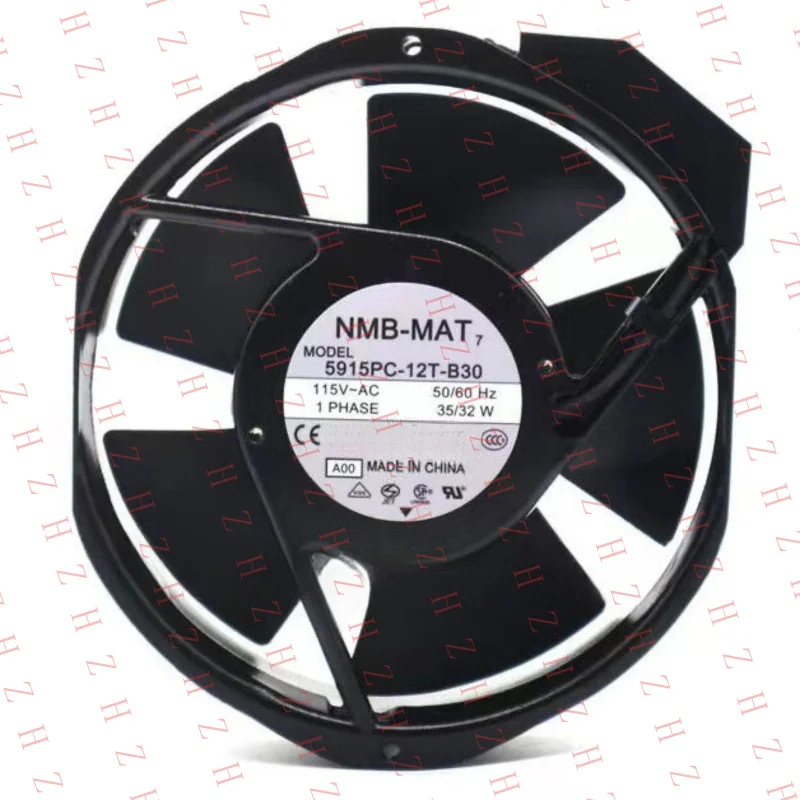 P+ 2PCS  NEW FOR NMB-MAT 5915PC-12T-B30 MODEL Fan 115V AC 50/60Hz 35/32W