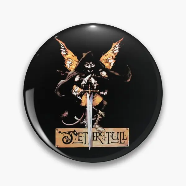 Jethro Tull Performs On Stage  Soft Button Pin Lapel Pin Metal Collar Badge Hat Cute Cartoon Jewelry Clothes Gift Decor Women