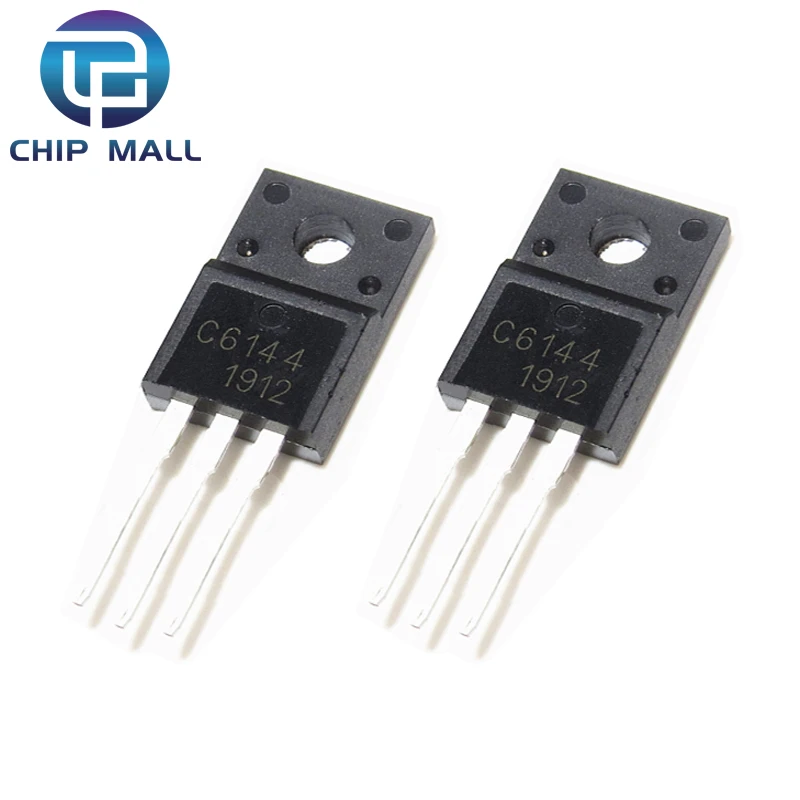 10PCS 2SA2222 2SC6144 TO-220F A2222 C6144 TO-220 Each (5PCS A2222 +5PCS C6144 )
