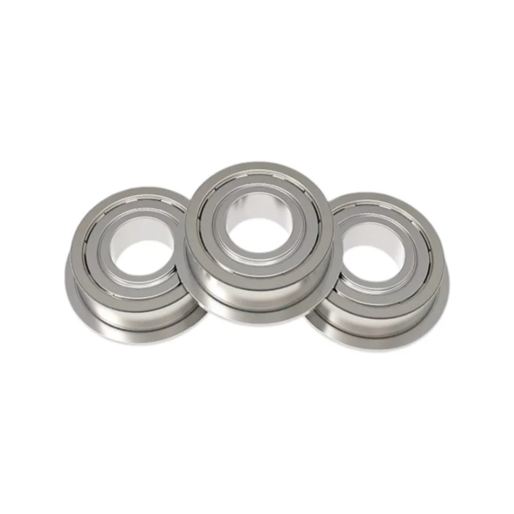 P5 grade bearing steel flange bearing F6200 6201 6202 6203 6204 6205 6206 6207ZZ high-speed