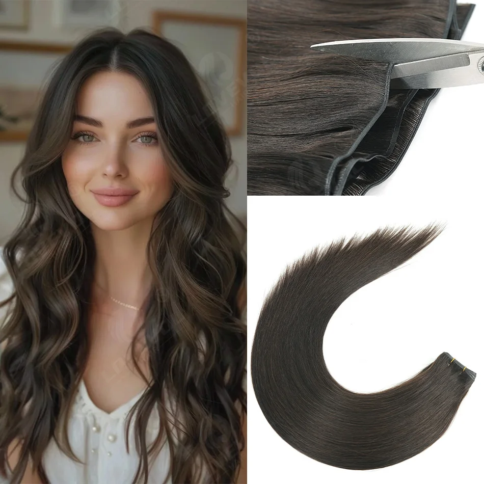 genius-weft-remy-hair-extensions-7-colors-18-24-inch-50g-seamless-flat-track-cuttable-sew-in-beaded-row-human-hair-wefts