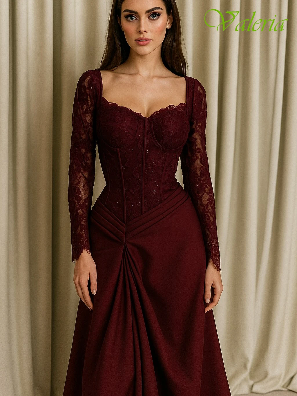 

Customized A-Line Square Collar Elegant Formal Evening Dress Modern Fashion Temperament Celebrity Gowns High Quality Party Dress