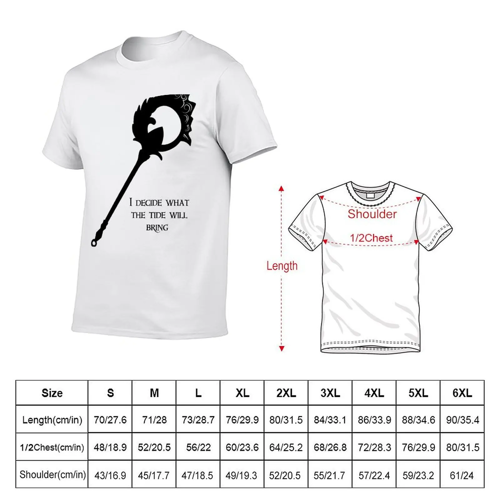 أقرر ماذا سيجلب المد والجزر تي شيرت رجالي تي شيرت برسومات جرافيكية تي شيرت للرجال #5