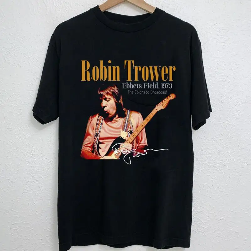 

НОВАЯ черная футболка Robin Trower Signature 1973, все размеры