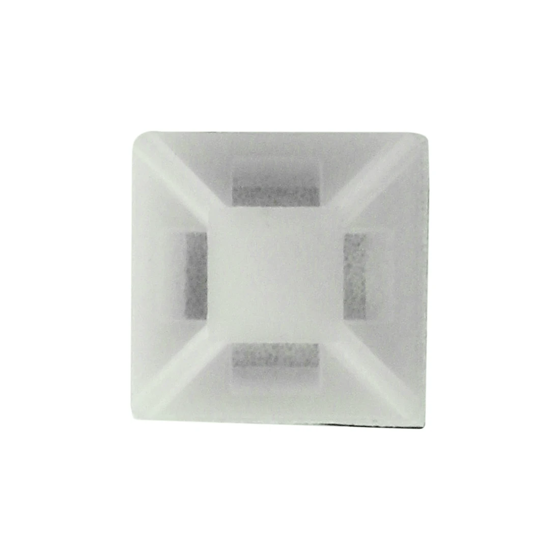 B51C Self-Adhesive Plastic Wire Bundle Holder 3mm Cable Tie Mount Base 100Pcs