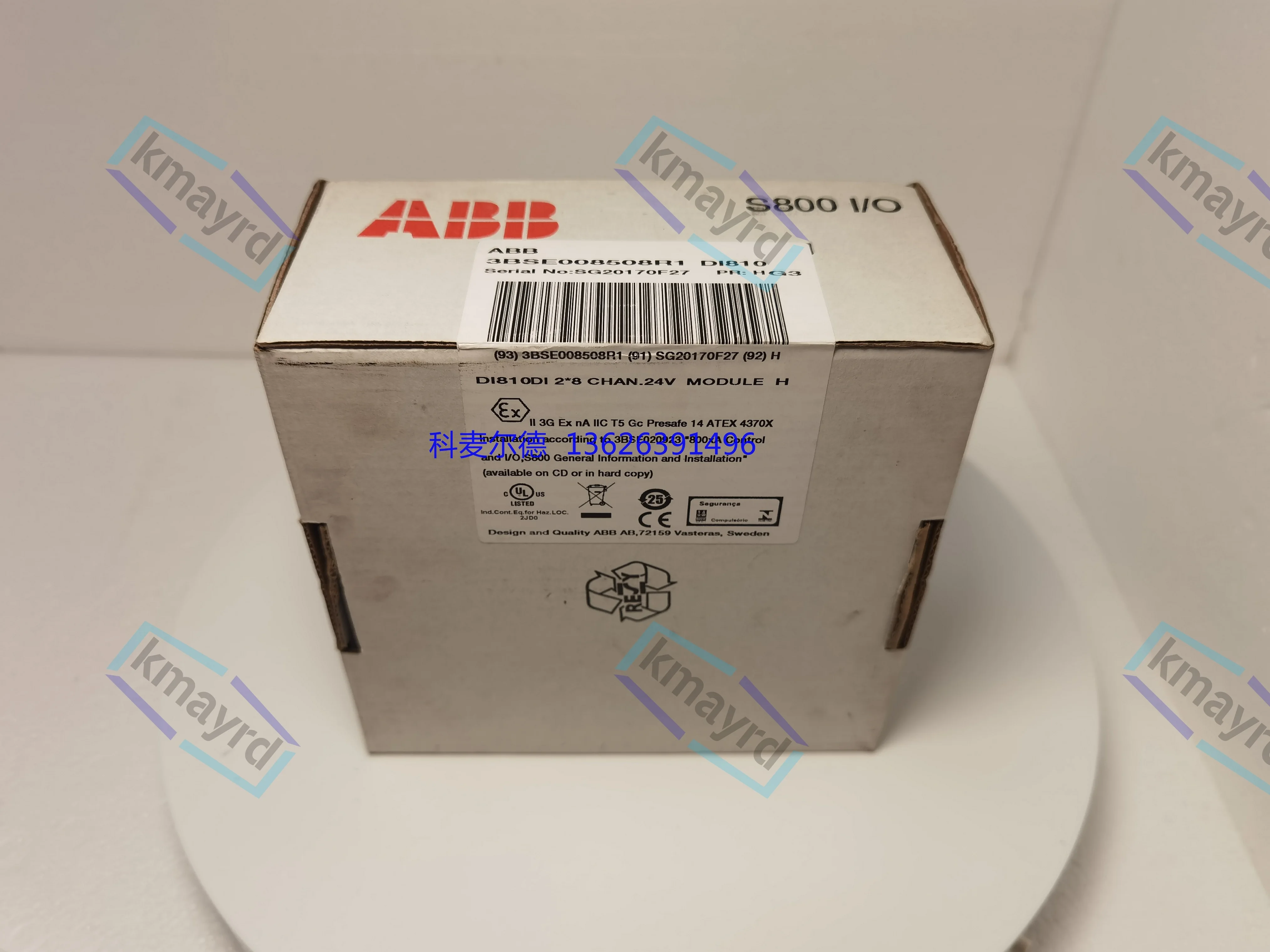 2025 3BSE008508R1 ABB وحدة DI810 S800 I/O مفتوحة #3