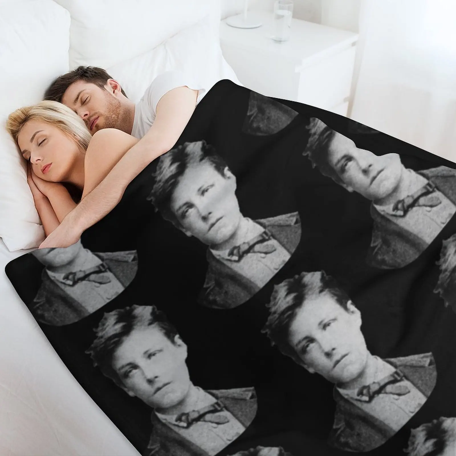 Arthur Rimbaud jeter couverture décorative lourde pour dormir couvertures de couette