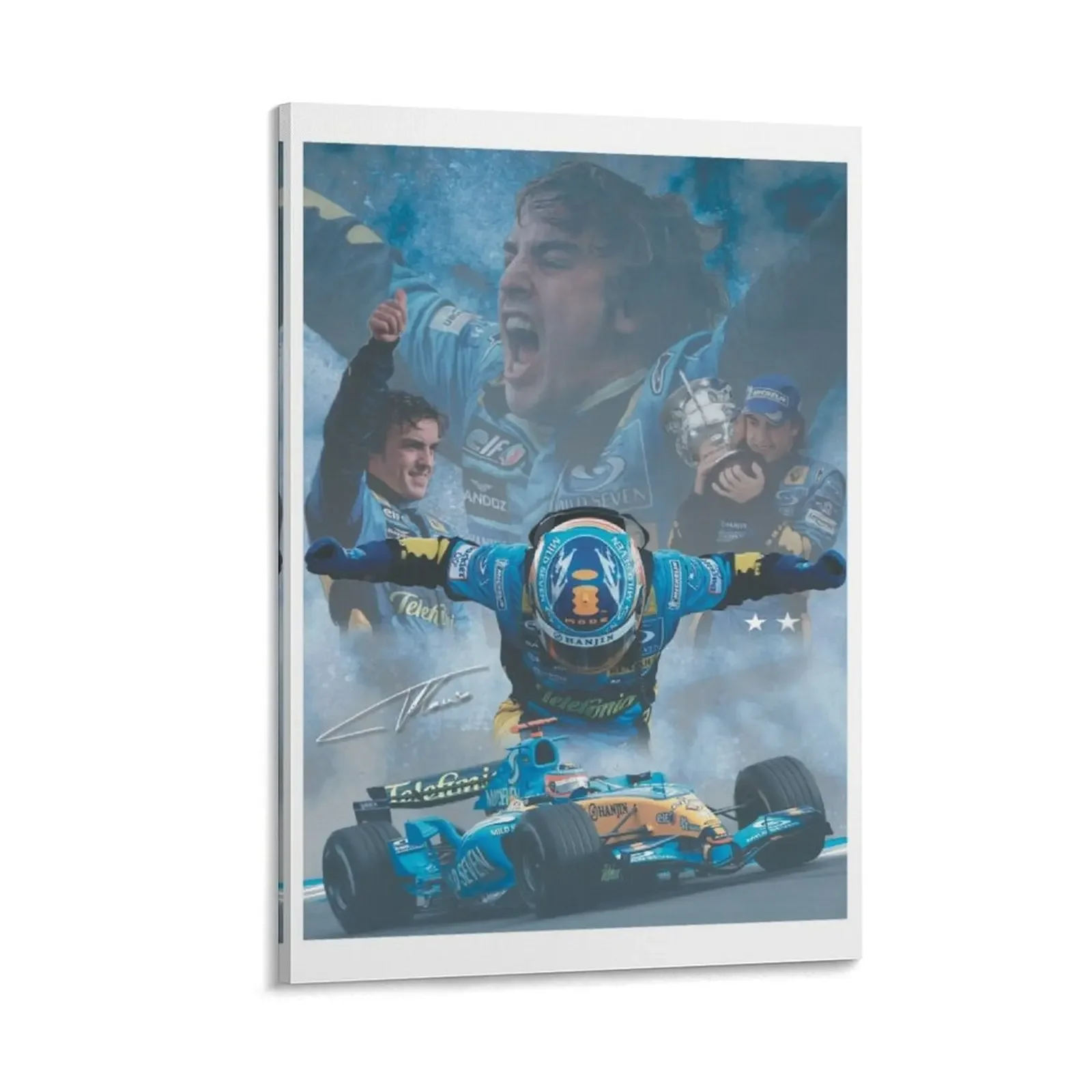 

FERNANDO ALONSO 2005 & 2006 POSTER Canvas Painting aesthetic room decor aesthetic room decoration ornaments for home