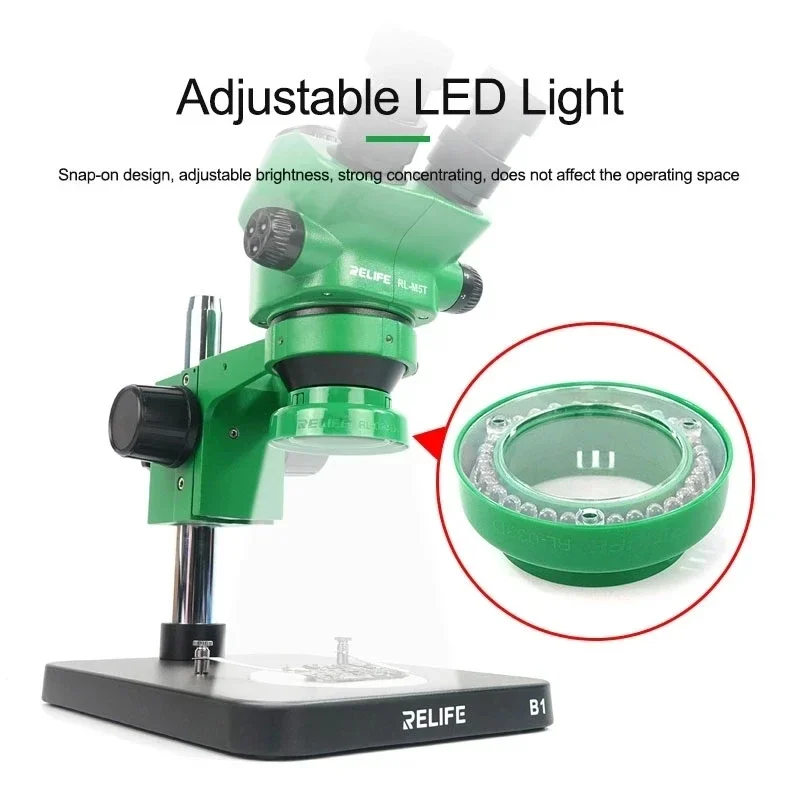 Jewelry Making Microscope with Diamond Setting and Inlaid Mirror