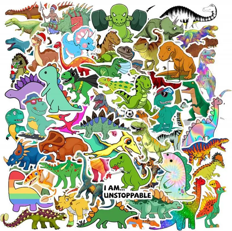 Notebook Decoration Adorable Burst Of Freshness Versatile Usage Uniquely Designed Durable Quality Small Dinosaur Stickers Fresh