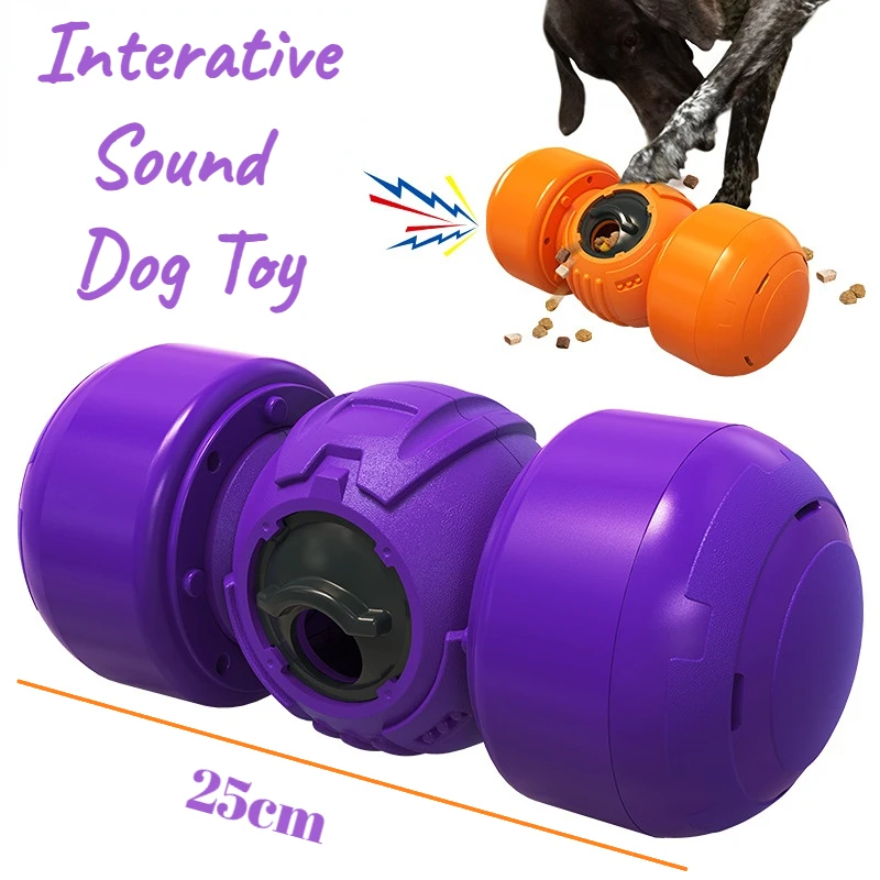 Best Interactive Dog Toys for Large Dogs Improve IQ Pet Treat Dispenser Dog Toy 2023 New with Sound Pet Puzzle Training