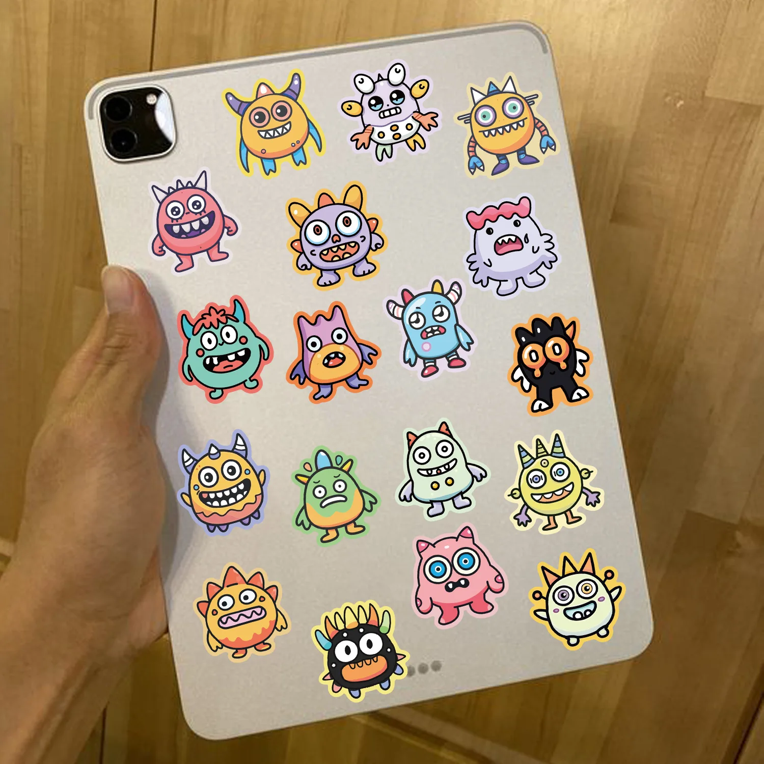 Pegatinas monstruos niños – Pack 50 uds. resistente agua diseño variados - imagen 5