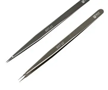 Super Hard Tweezers for Planting Tin IC Chip, Micro Repair Forceps, High Sharp Flying Line, 3D, Best Hand Polish