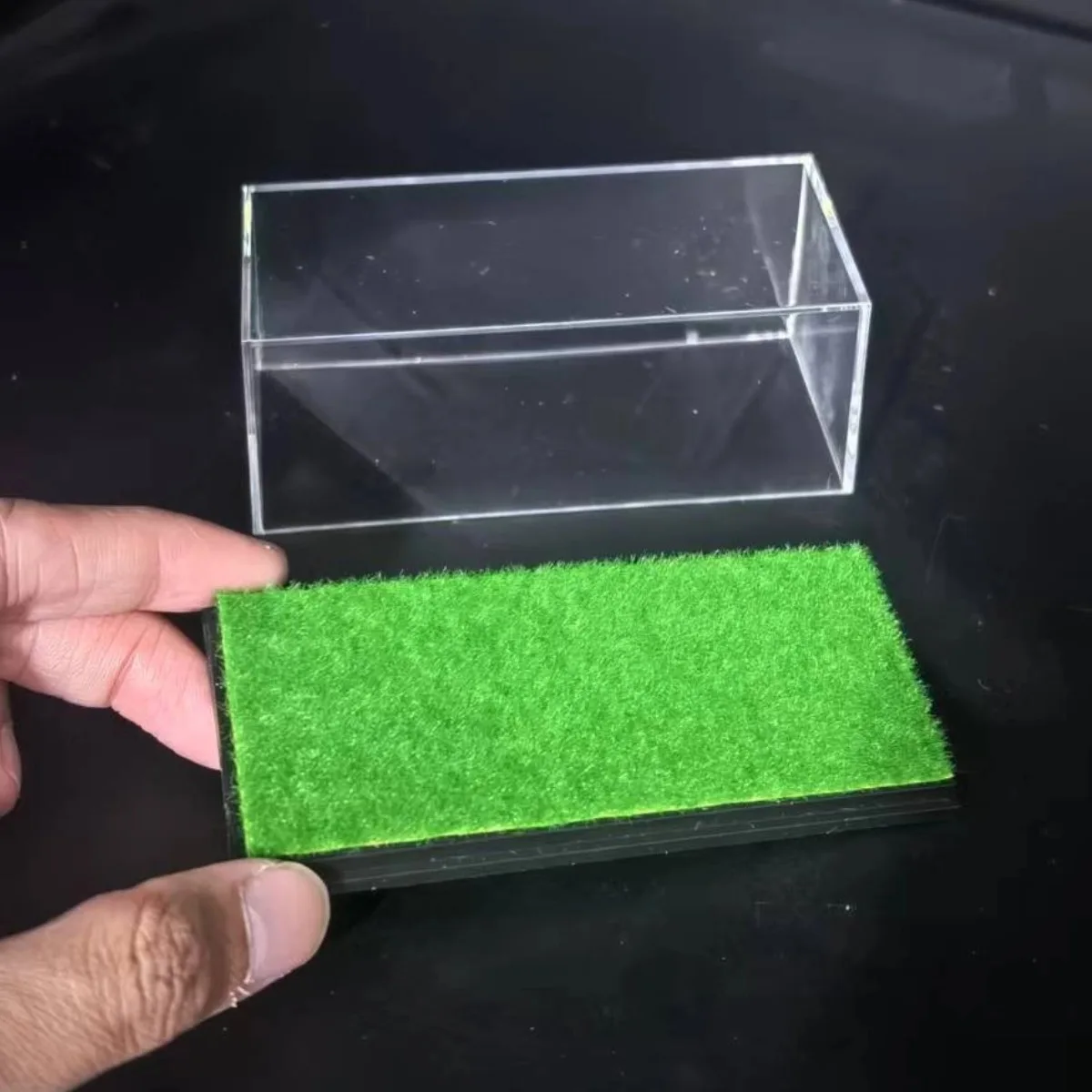 

Акриловая витрина 4,1 "x 1,8" для масштаба 1:64 1:87, модель автомобиля, коллекционный чехол для хранения фигурок, миниатюрное здание «сделай сам», диорама