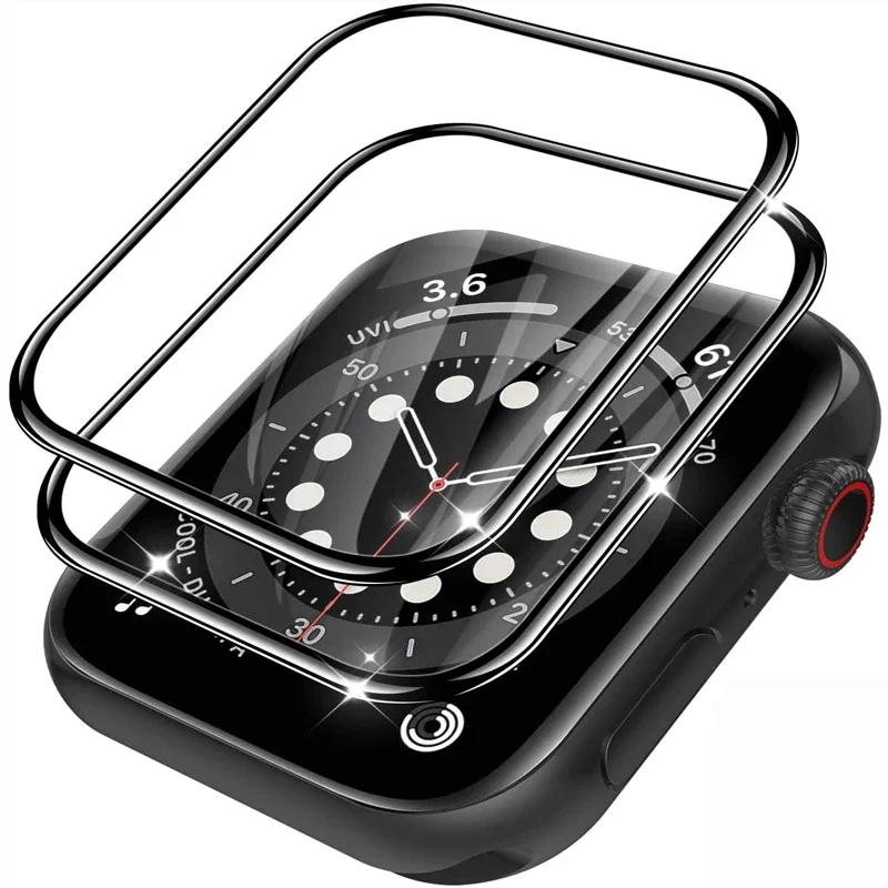 

3D изогнутая защитная пленка для Apple Watch 44 мм, 45 мм, 40 мм, 41 мм, 42 мм, 38 мм, защитные пленки для экрана iwatch series 8 7 SE 6 5 4 3 Ultra 49 мм