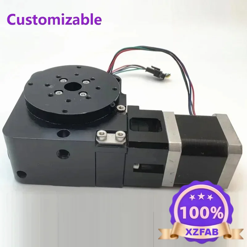 Factory Direct 2026 Durable Electric Rotating Table 360° Rotating Table High-precision R-axis CNC Indexing Plate 42 Stepper Moto