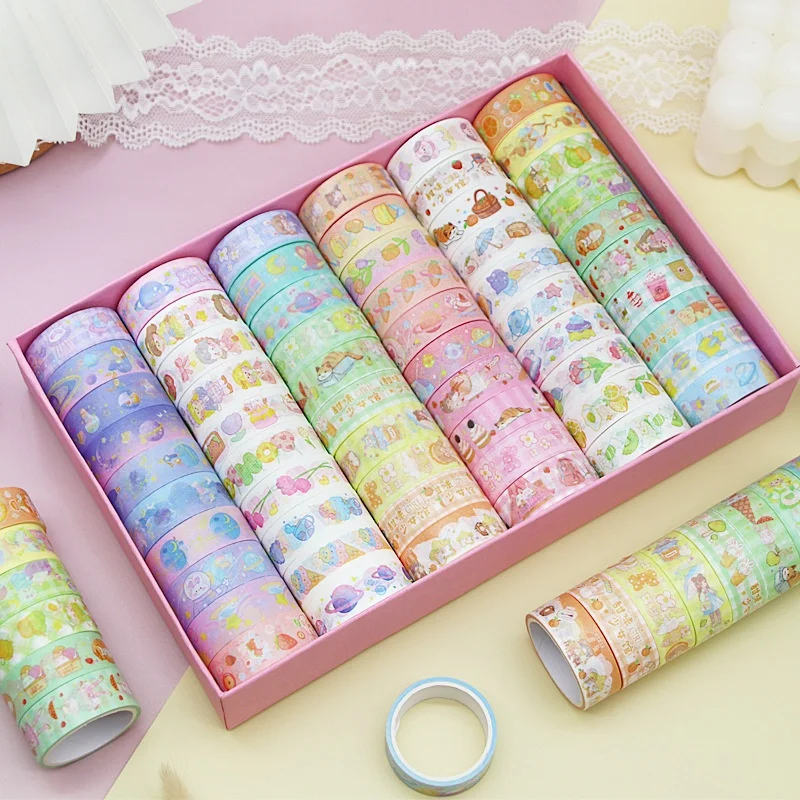 60pcs-lot-kawaii-fruit-animal-tape-creative-scrapbooking-diary-adhesive-masking-tape-stationery-gift