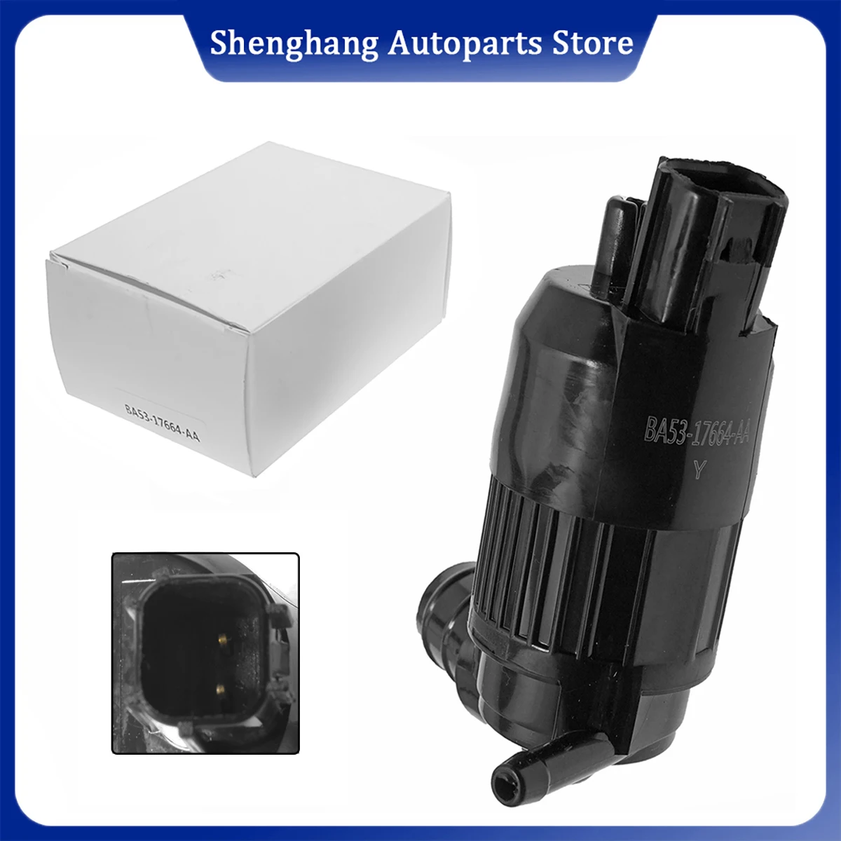 BA53-17664-AA Windshield Washer Motor Pump 8G1Z-17664-A For Ford Mondeo Fusion Taurus F150 F250 F350 F450 F550 MKS MKZ