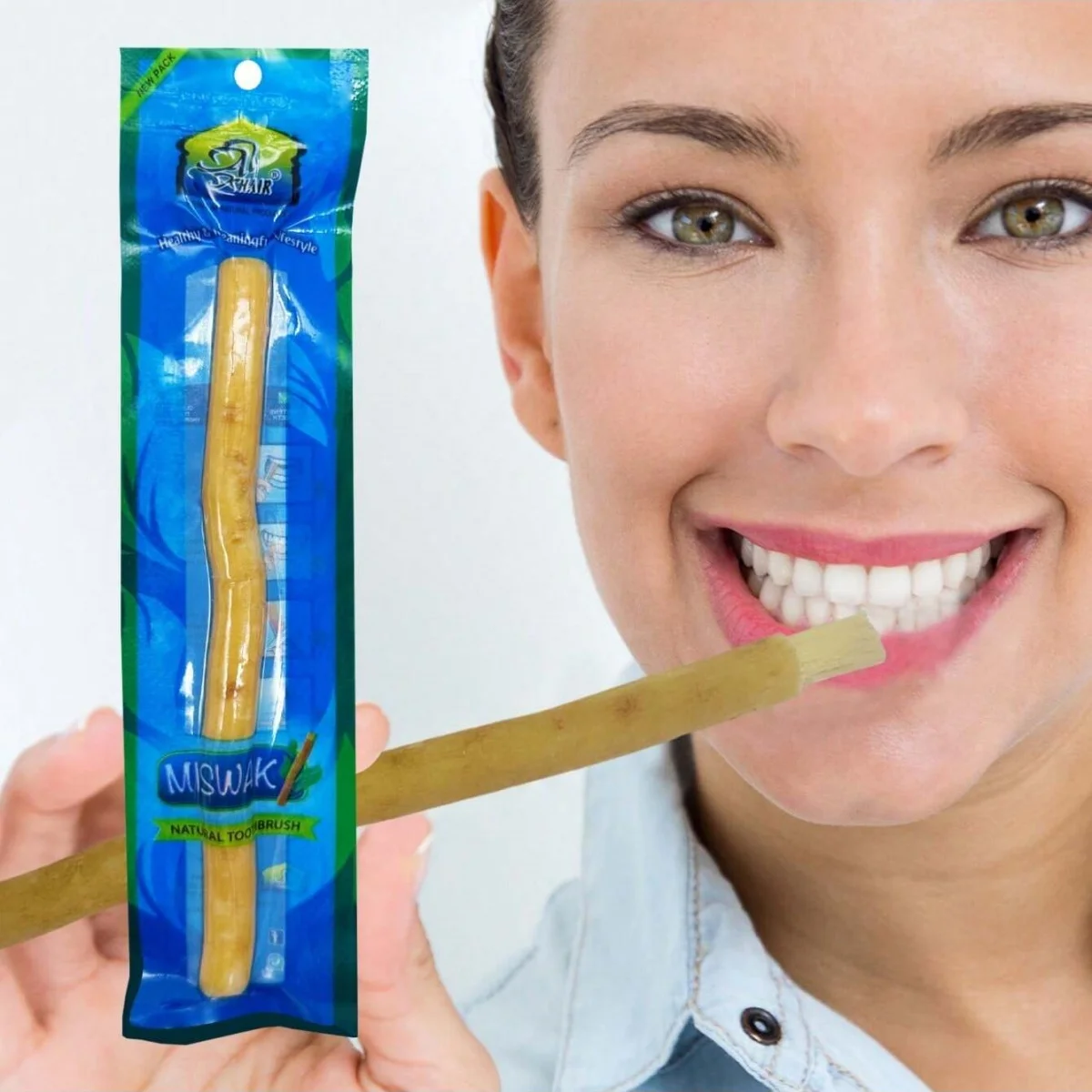 100% Authentic Natural Miswak Toothbrush Sticks - Vacuum Sealed for Maximum Freshness , Sourced from Genuine Arabic Plants Siwak