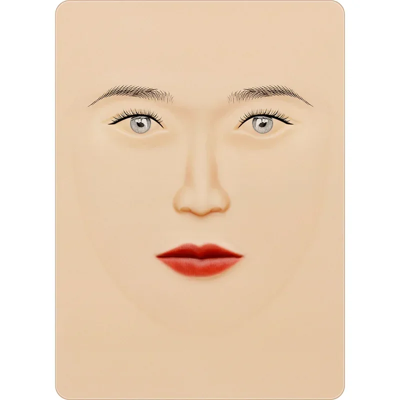 

Tattoo Practice Skin Face 3D Silicone Permanent Makeup Microblading Eyebrow Lip Eyeline Cosmetic Beauty Women Face Tattoo Supply
