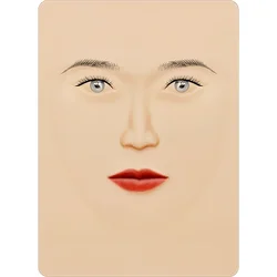 Tattoo Practice Skin Face 3D Silicone Permanent Makeup Microblading Eyebrow Lip Eyeline Cosmetic Beauty Women Face Tattoo Supply