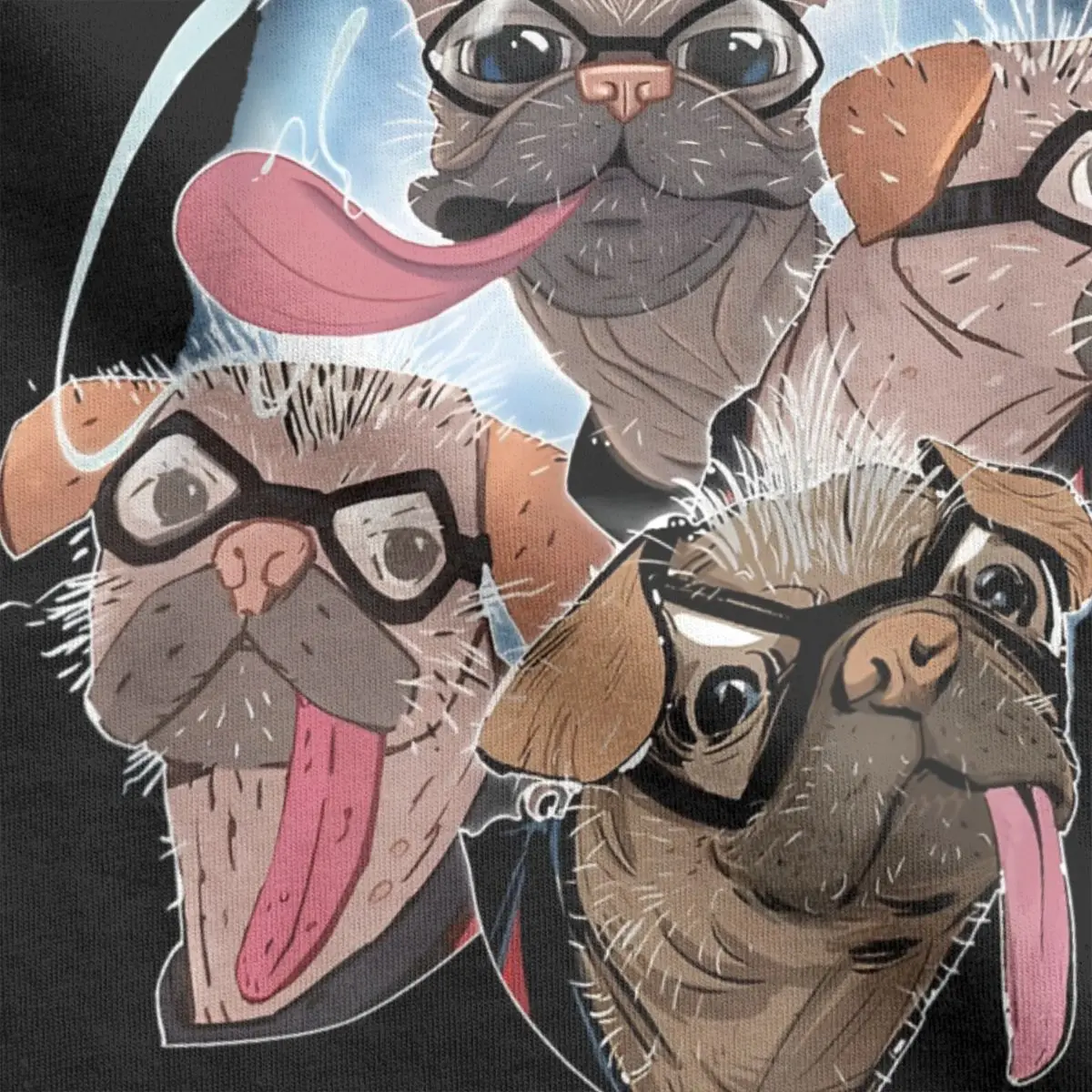 デッドプール & ウルヴァリン ドッグプール スケッチ Tシャツ メンズ ヒーロー フェイス ノベルティ コットン Tシャツ 半袖 Tシャツ 新商品