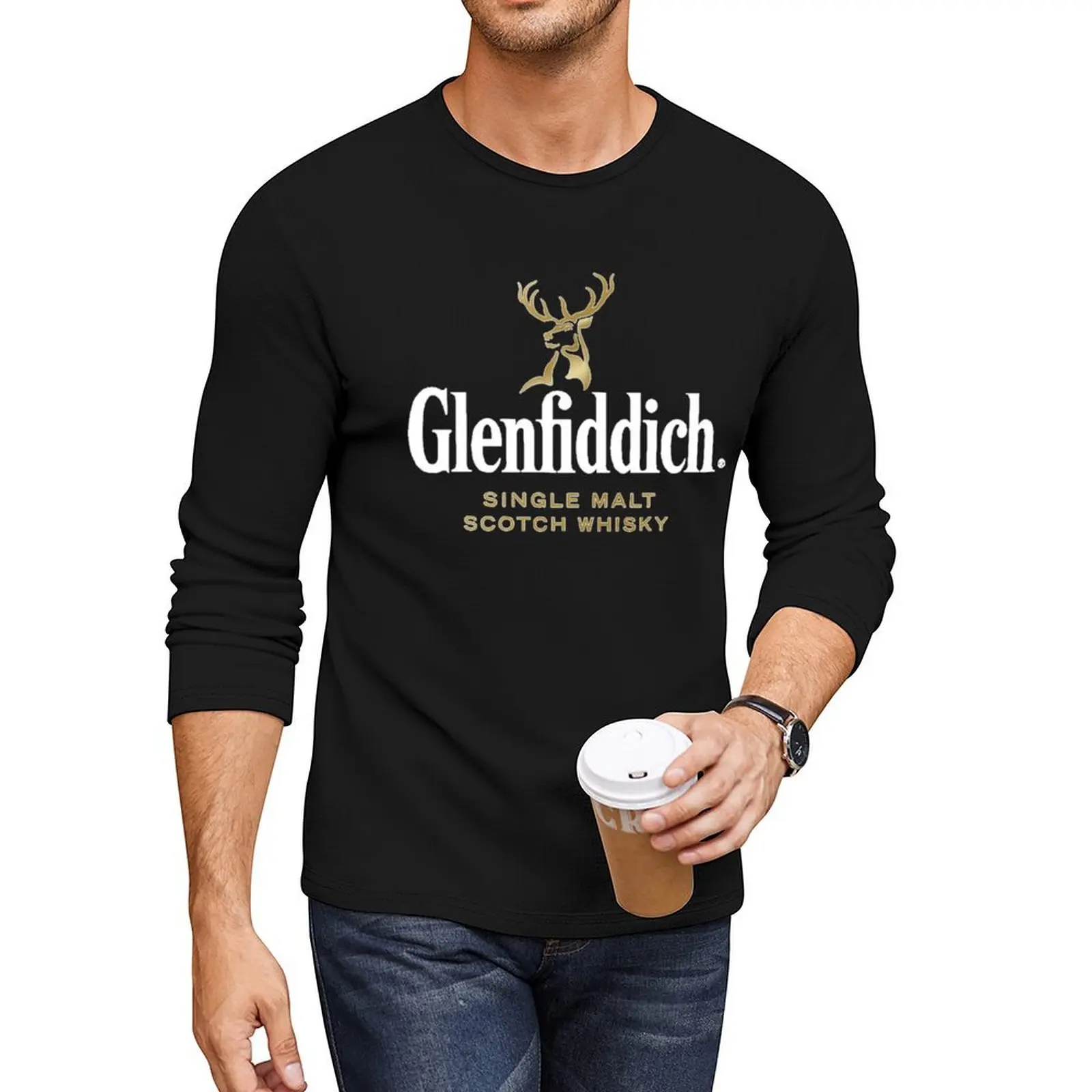Camiseta larga de Al Haroom Glenfiddich, camisetas para fanáticos de los deportes, camiseta negra, camisa de secado rápido, ropa estética, camisetas gráficas para hombres