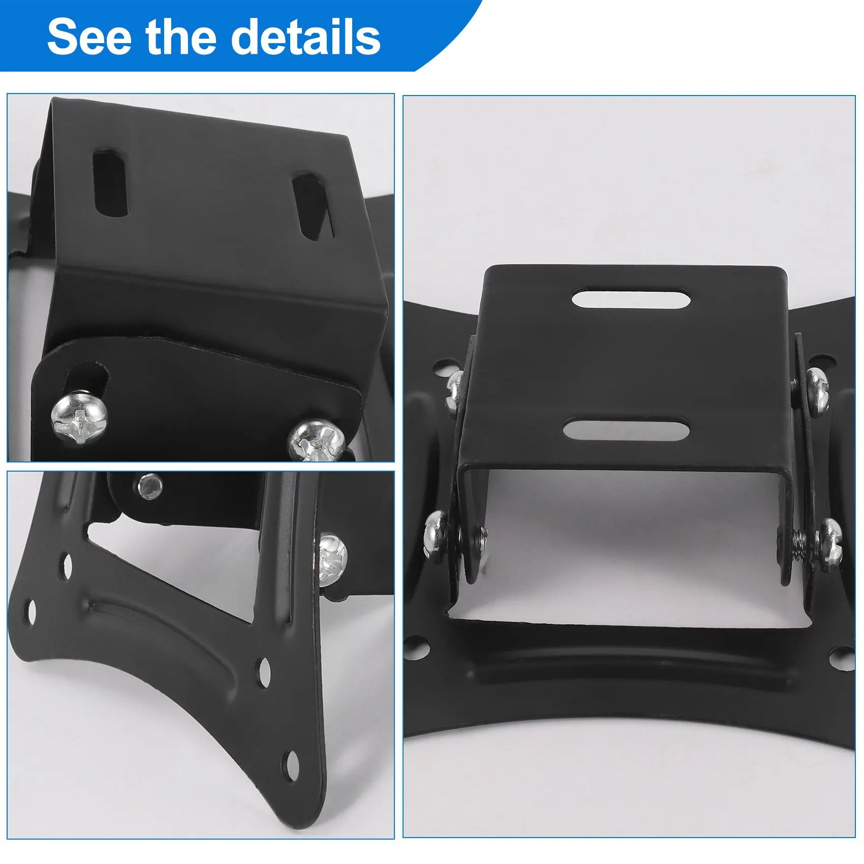 Supporto universale per montaggio a parete per schermo LCD LED da 14-27 pollici Monitor regolabile in altezza parete retrattile per VESA Tv-C12