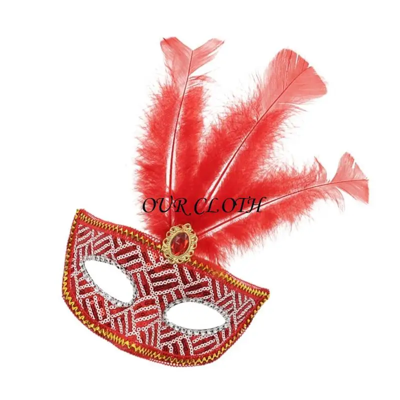 หน้ากากสวมหน้ากากสำหรับผู้หญิง mardi gras mask carnivals prom venetians mask mask y1ac