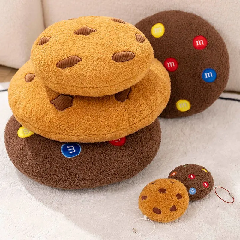 Sáng Tạo Như Thật Chocolate Cookie Sang Trọng Mặt Dây Chuyền Ngộ Nghĩnh Móc Khóa Đáng Yêu Bánh Quy Hình Dáng Sang Trọng Phòng Ngủ Giường Eo Đồ Chơi Cho Trẻ Em