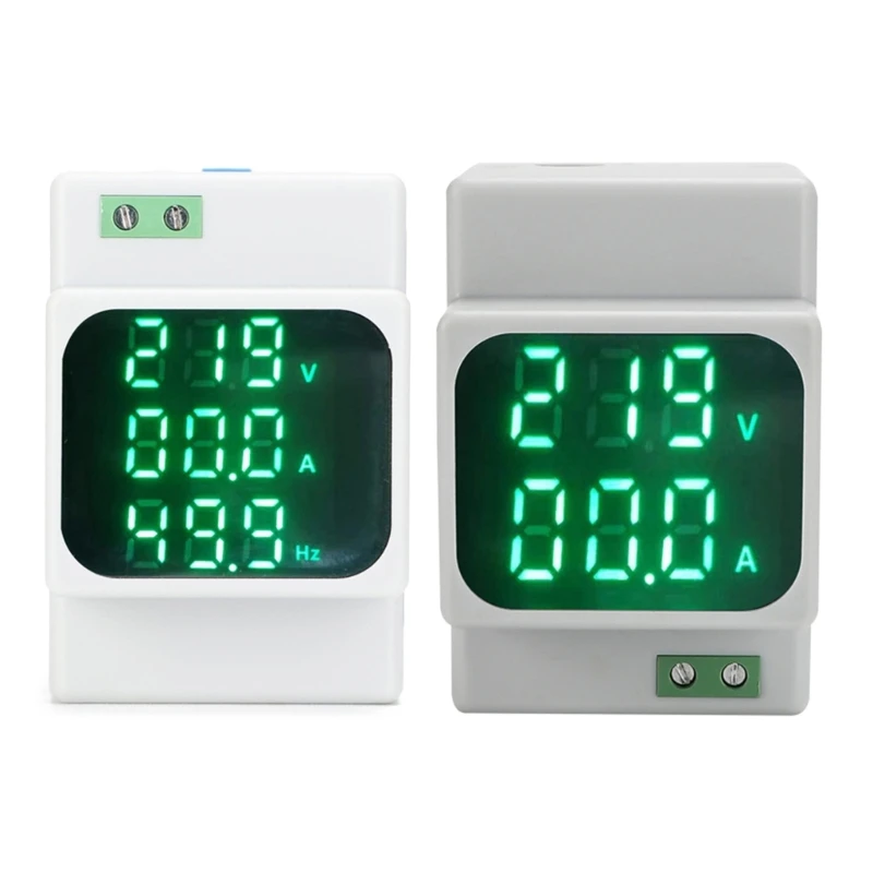 AC60-500V 1-100A Din レール電圧計電流計ヘルツメーター LED デジタルマルチメータ電圧電流周波数計テスタードロップシップ