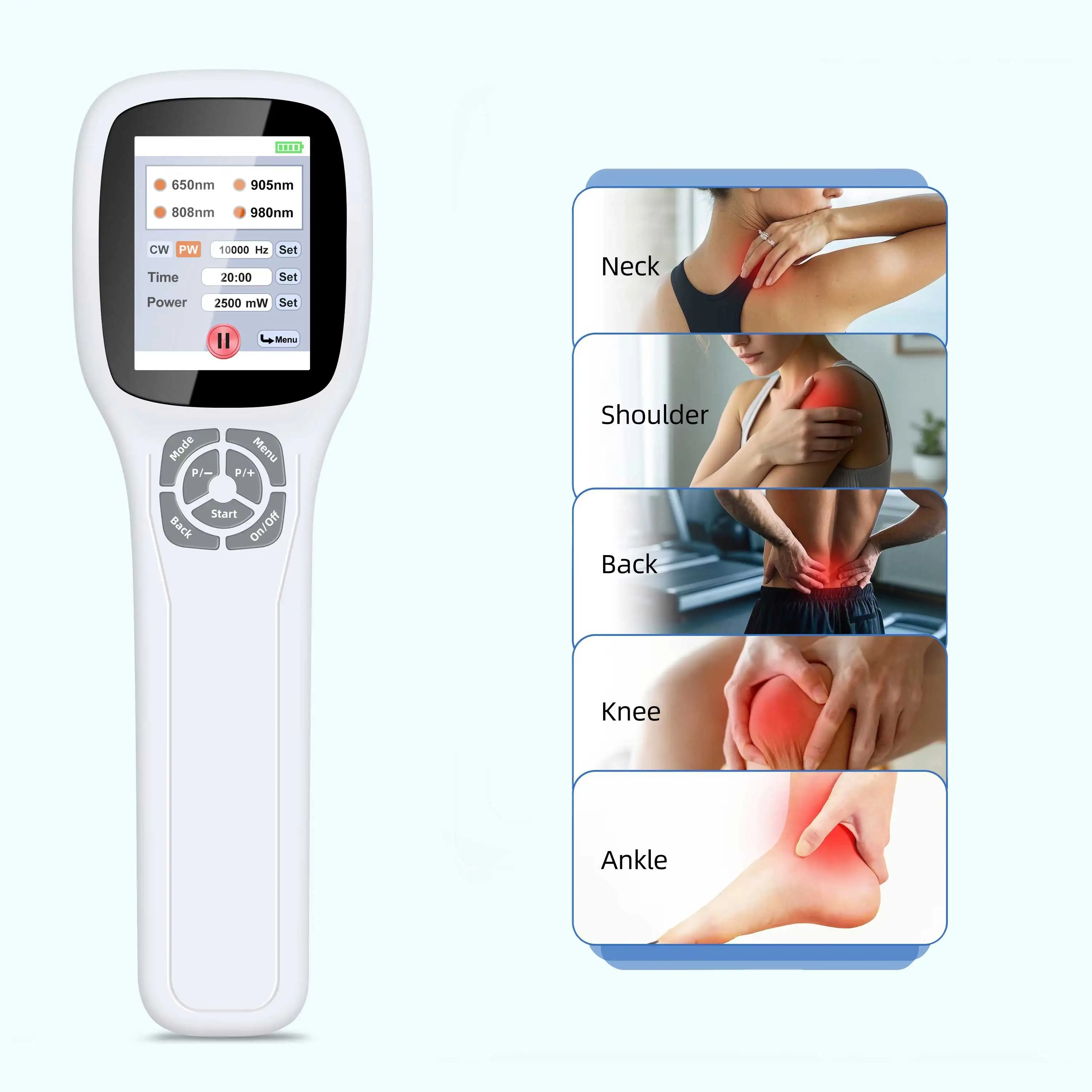 

LLLT Cold Laser Therapy Device Multifunctional FourWave Laser Therapy For Arthritis And Healing Muscle Strains neuropathy