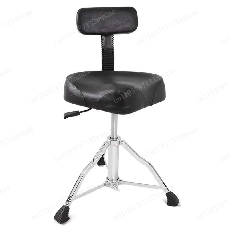 Drum Throne with Backrest Heavy Duty Height Adjustable Comfortable Drum Chair