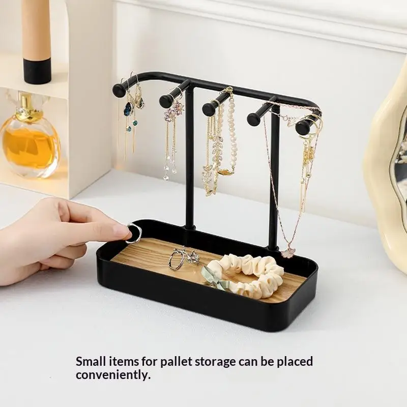 ~Fashion Jewelry Organizer Display Stand Desktop Organizer Rack For Earrings Necklaces Rings Hanging Holder