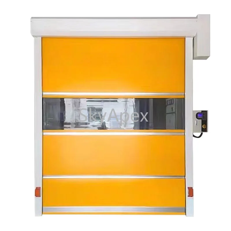 

PVC High Speed Roll Shutter Door Industrial Commercial Door Heavy Duty Durable Weather Resistant For Factory Warehouse Garage