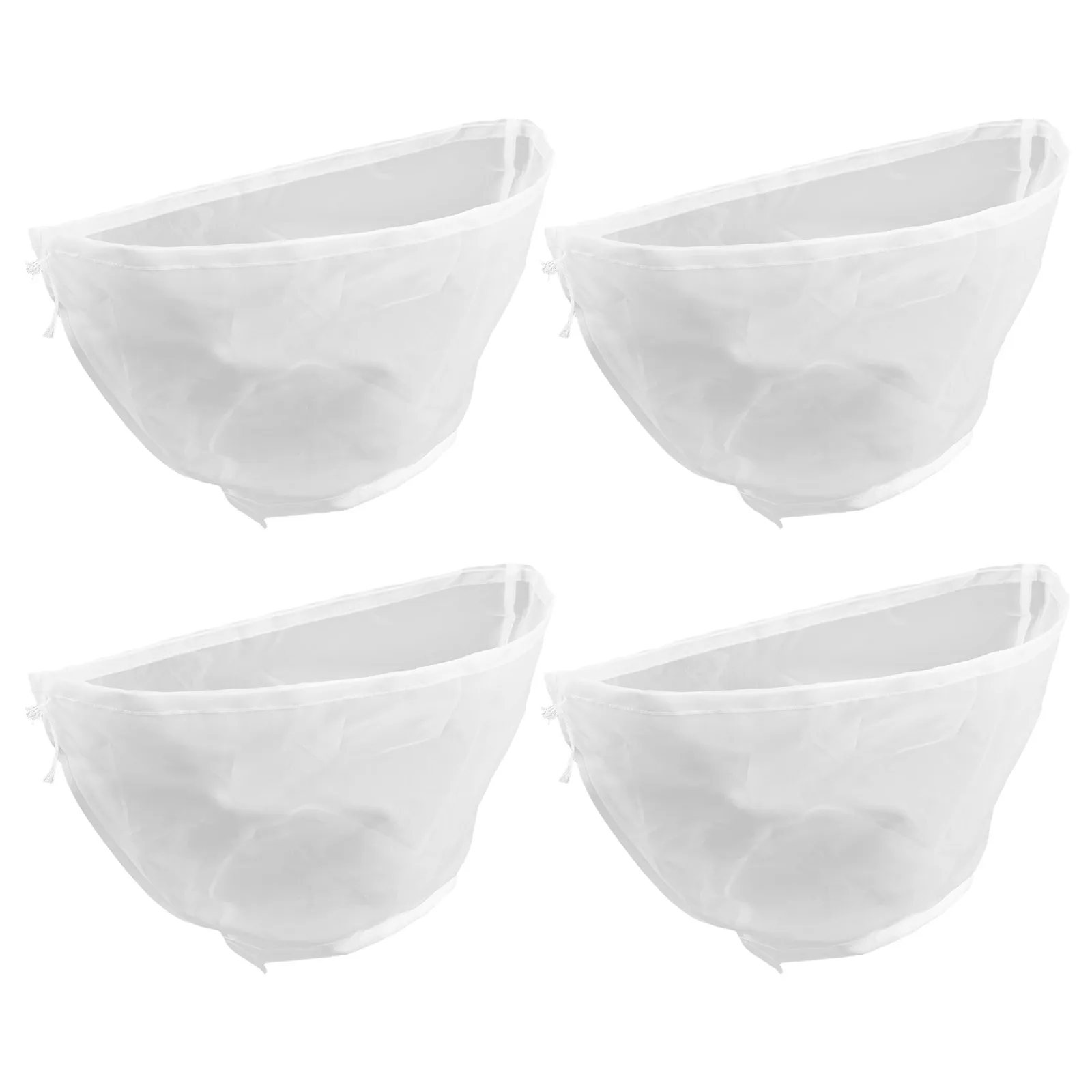 

4Pcs Reusable Honey Strainer Bag with Drawstring, Food Grade Nylon Mesh Filter for 5 Gallon Bucket, Ideal for Apiary Honey