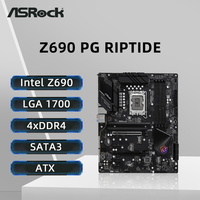 ASRock Z690 PG RIPTIDE Motherboard Support i9-14900K i7-12700K i5-12400F CPU LGA1700 4xDDR4 DIMM USB3.2 Gen2 M.2 PCIe 5.0 ATX