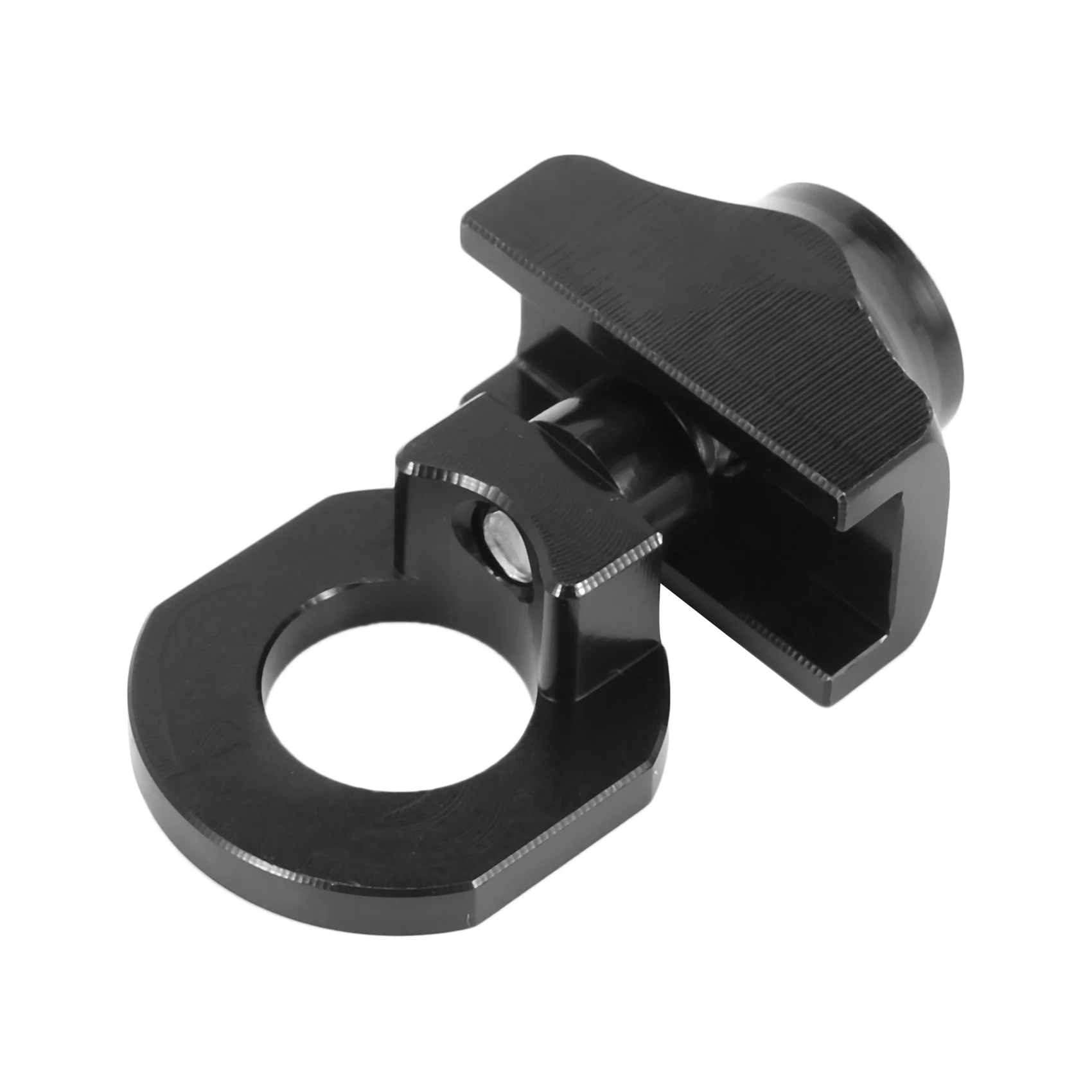 Ajustador tensor de cadena de bicicleta, perno de sujeción de bicicleta de aleación de aluminio, tornillo de perno de bicicleta de marcha única para bicicleta Bmx Fixie, color negro