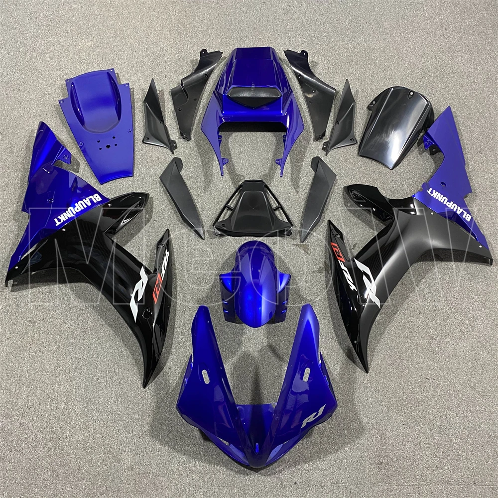 Motorcycle Fairings Kit Injection for YAMAHA YZFR1 02 03 YZF R1 2002 2003 YZF1000 YZF-R1 Bodywork Set blue black kit