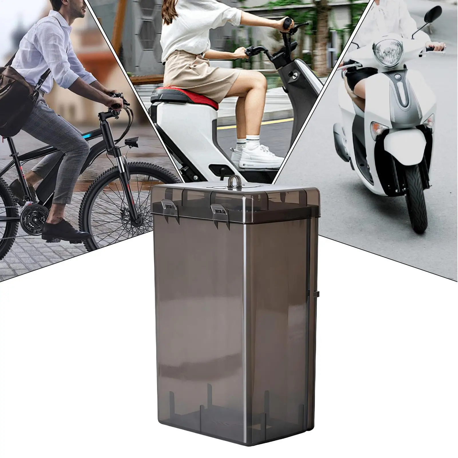 

Motorcycle Charger Case Rainproof Protective Waterproof Cover Motorcycle Charger Outdoor Holder Box For All Weather Storage