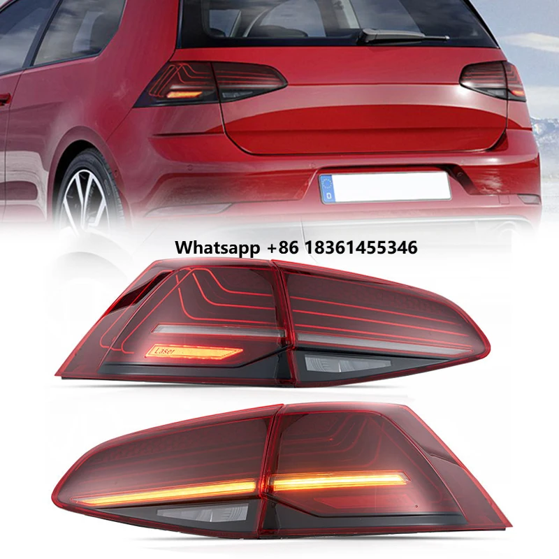 

Taillights LED Style Tail Rear Light Lamp With Sequential for Golf 7 7.5 MK7 7.5 2013-2019 for VW Golf 7