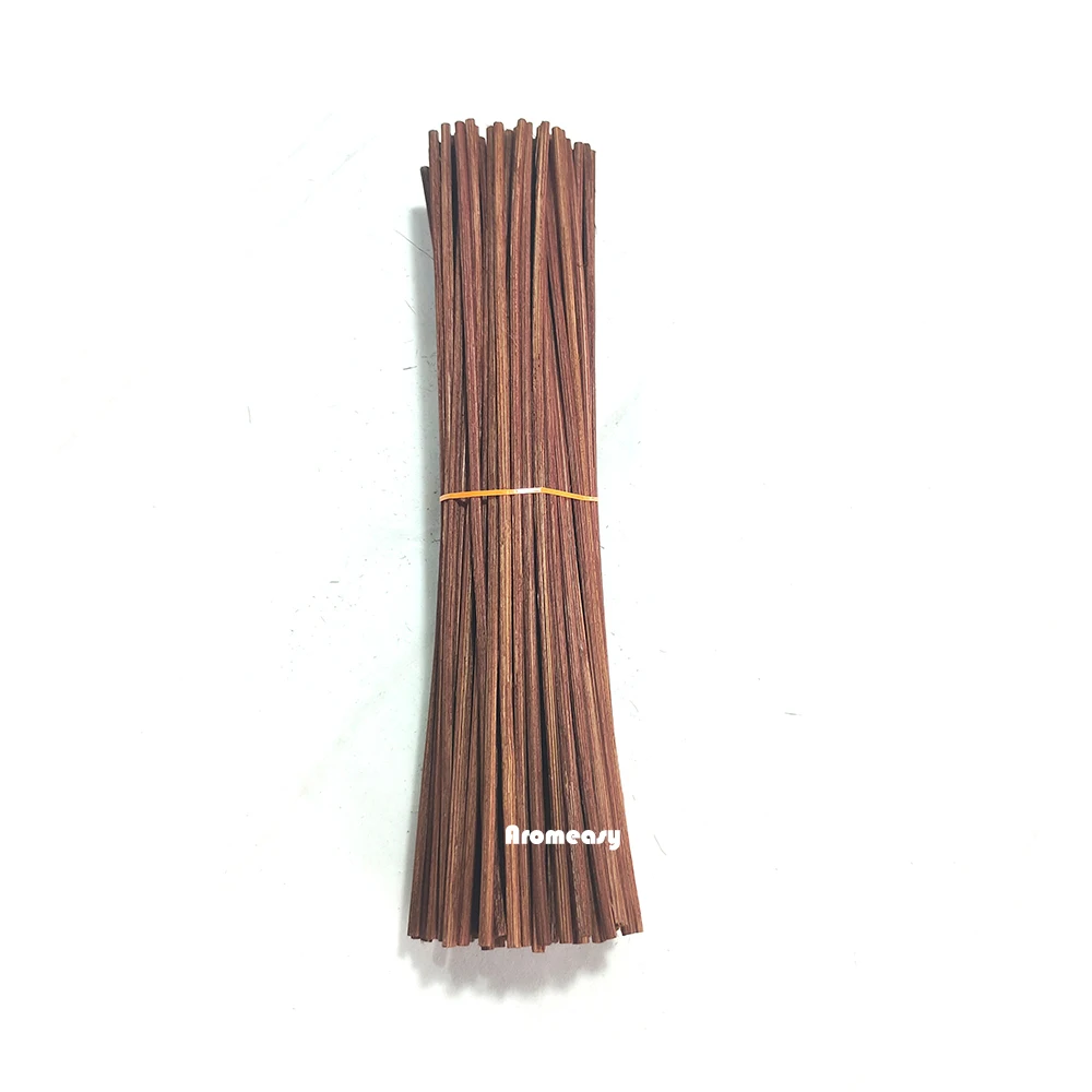 

50pcs 22cmx3mm Brown Natural Rattan Sticks Essential oil Reed Diffuser Sticks for Air Freshener Home Fragrance Essential Oil